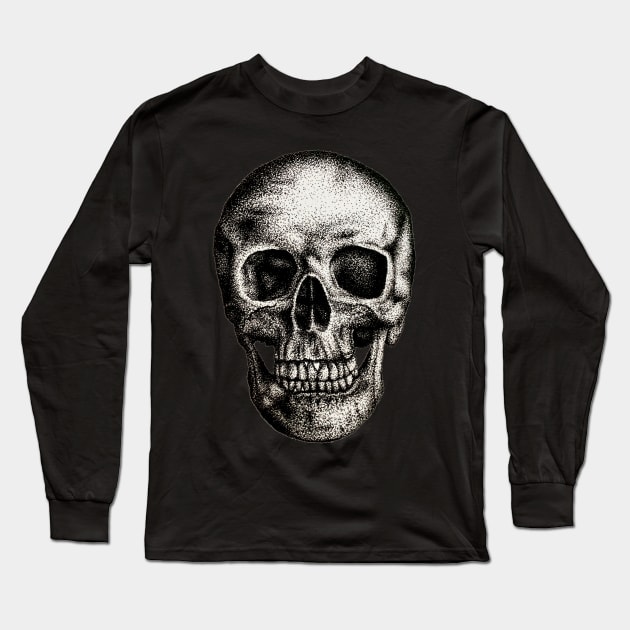 Skull Long Sleeve T-Shirt by J.P. Artistry
